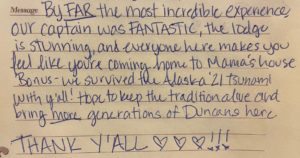 Handwritten Testimonial